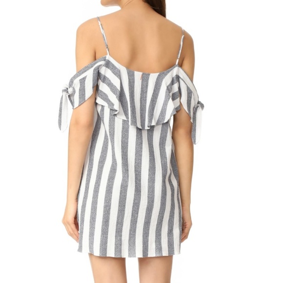 MISA Los Angeles Blue / White Nicolette Dress - Picture 5 of 8